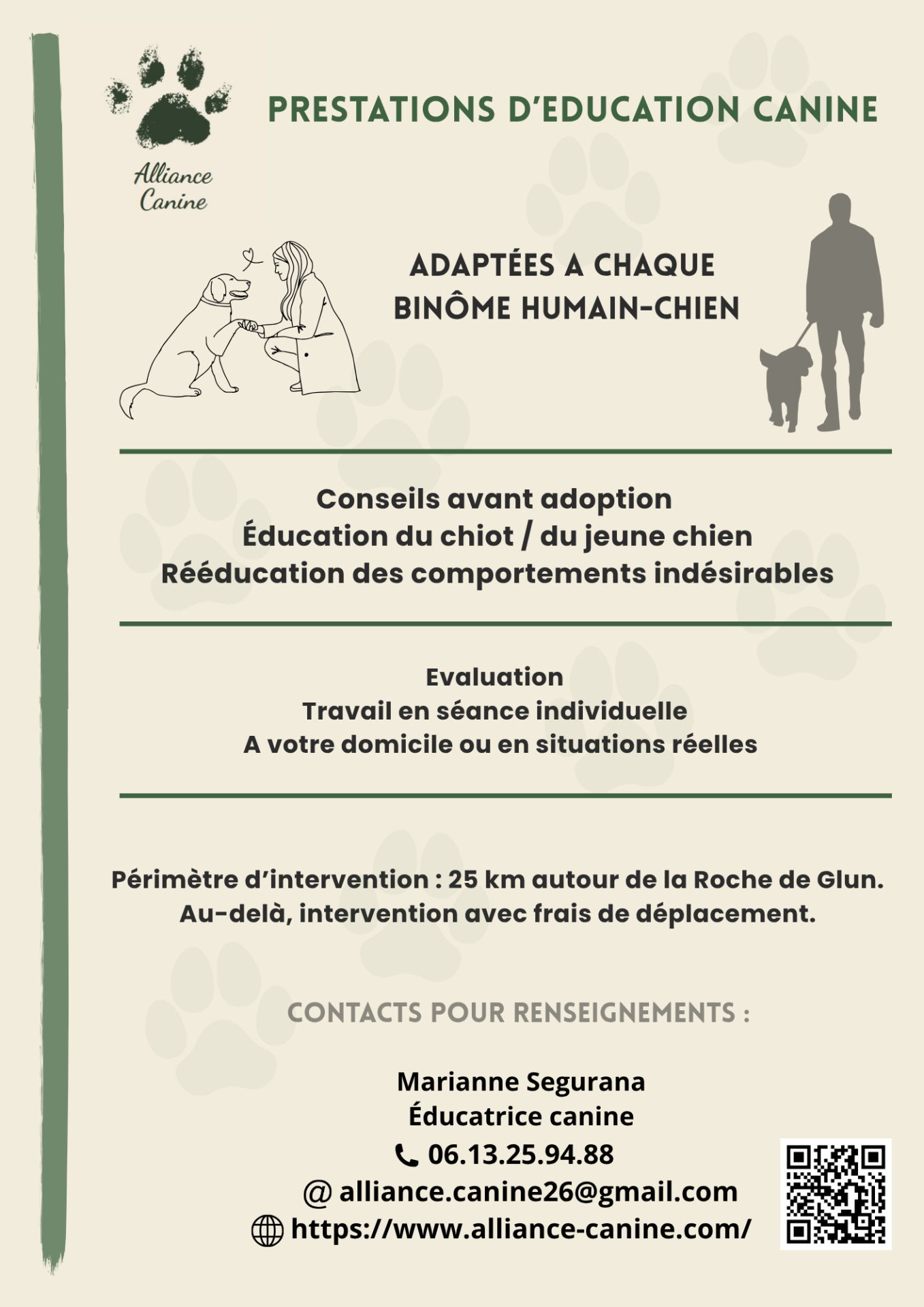 Alliance canine flyer education canine 1